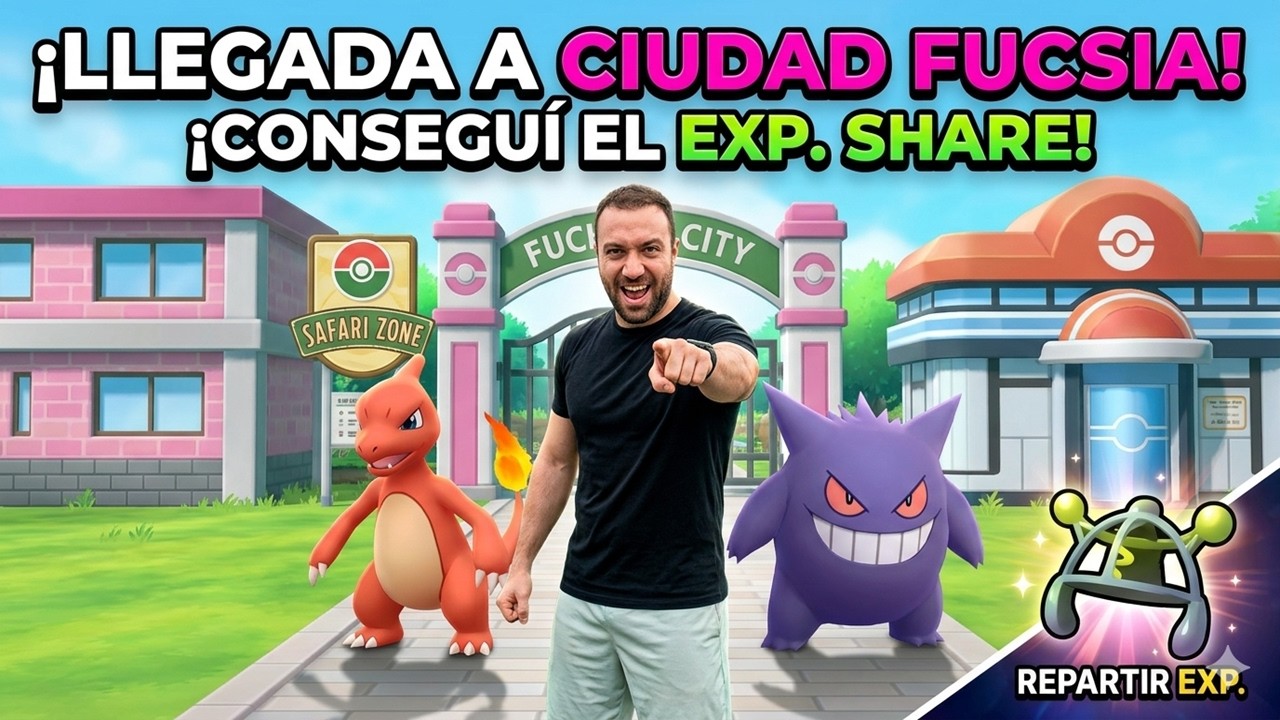 #22 Llegamos a ciudad Fucsia y conseguimos repartir EXP