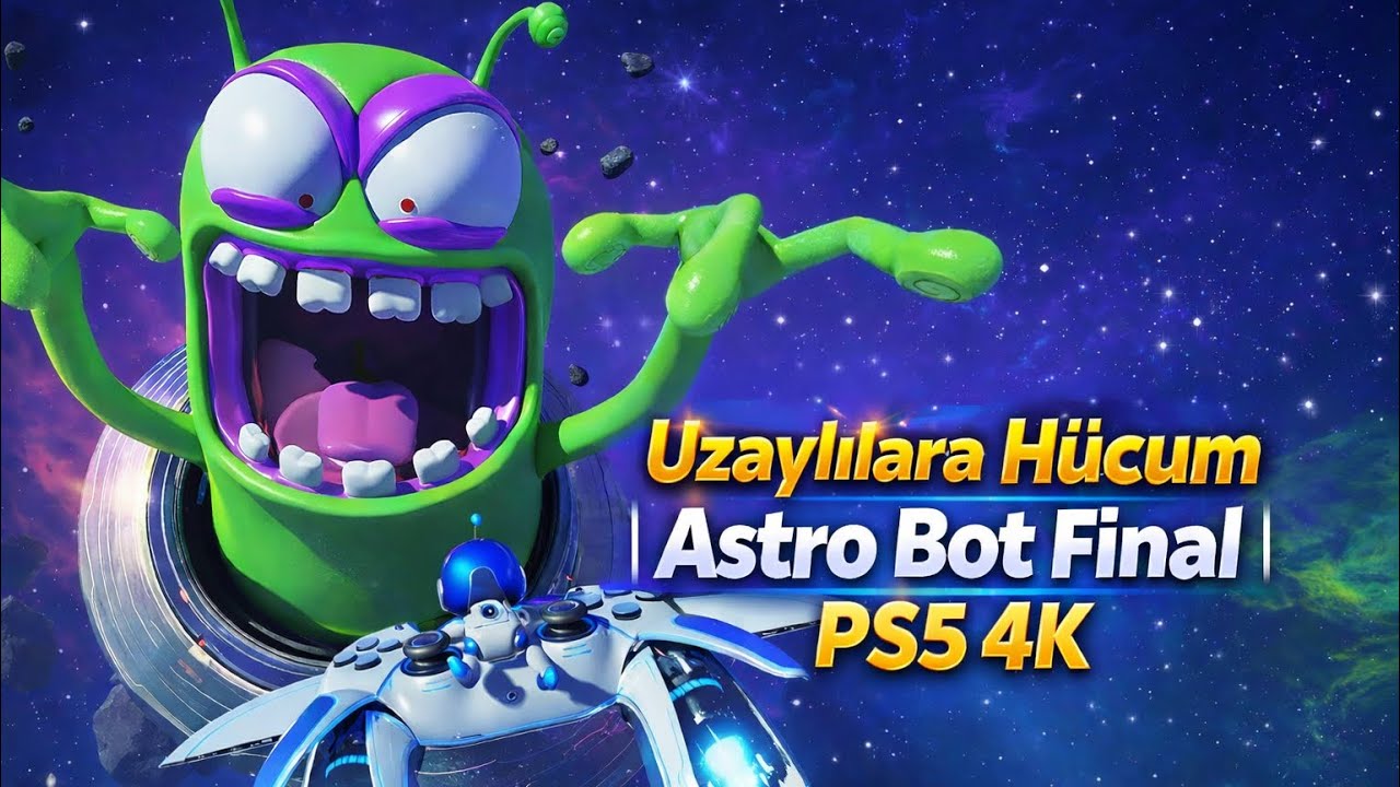 Astro Bot FİNAL! 😱 Kötü Uzaylıyla Son Savaş | PS5’imizi Kurtarabildik mi? (4K)