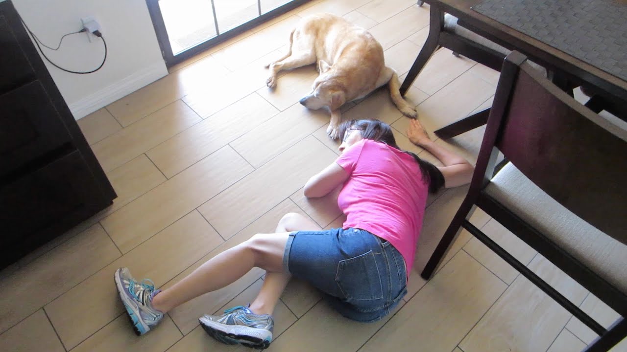 WIFE CAUGHT FLOOR NAPPING! - GAQ 8/20/2016