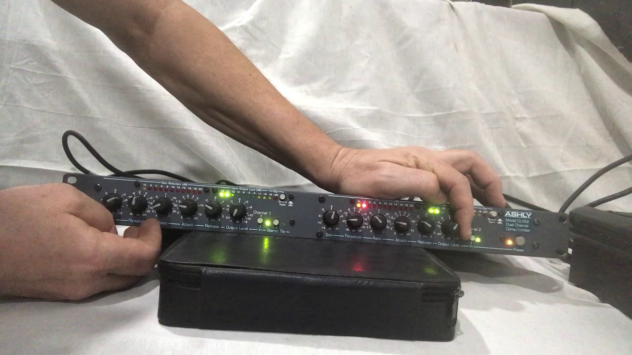Compresor limitador Ashly CLX52 mixxsonido