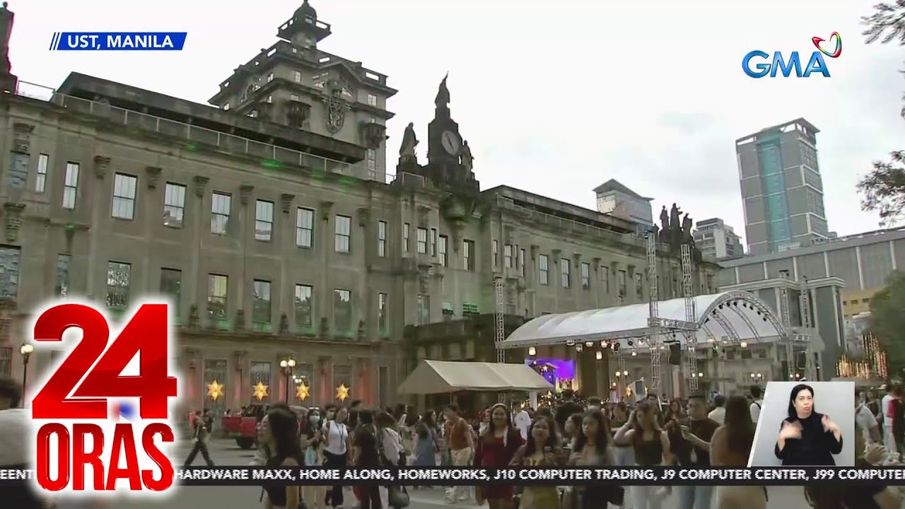 Local performers at fireworks display, tampok sa "Paskuhan" sa UST | 24 Oras