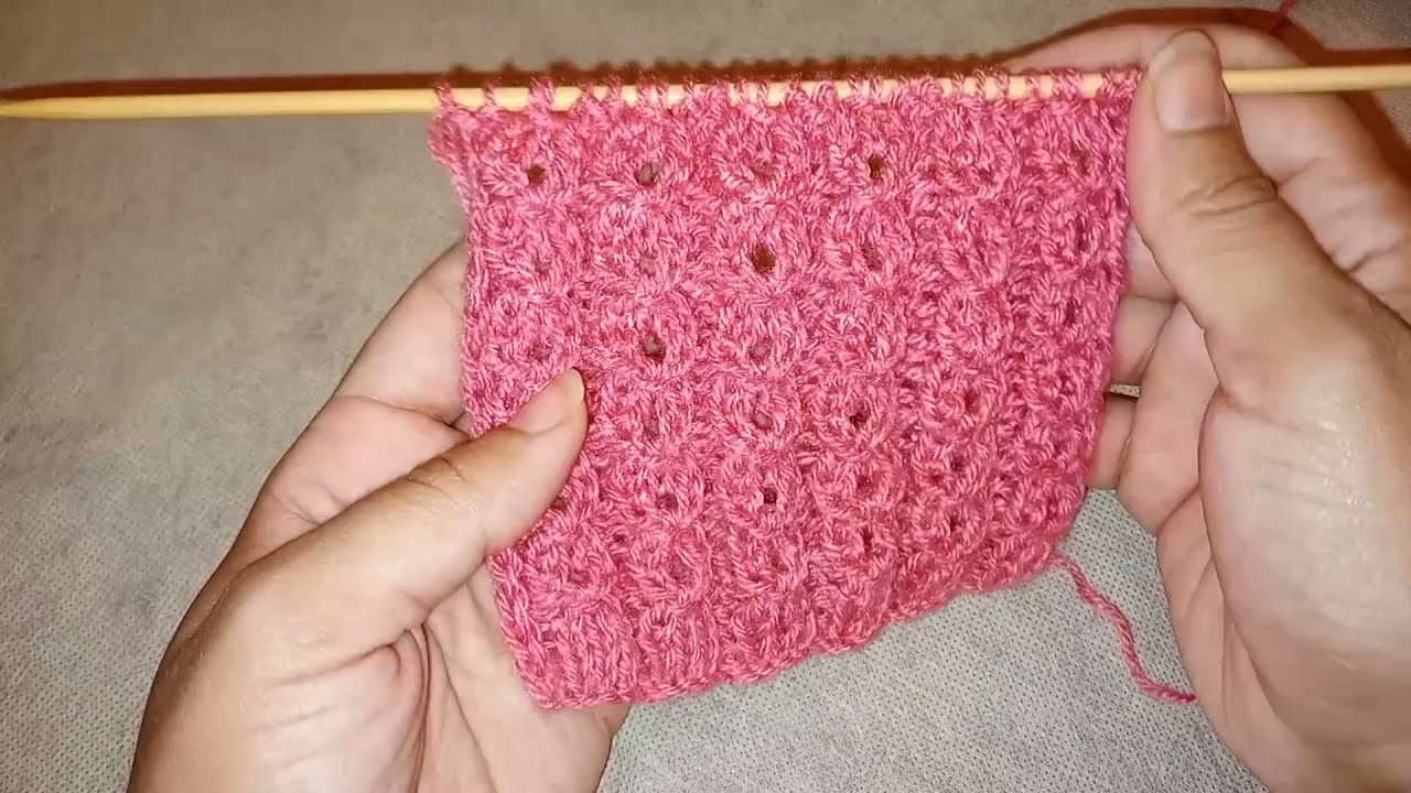 زواقة إسفنجة بالقطبان وخيط صوف رائعة