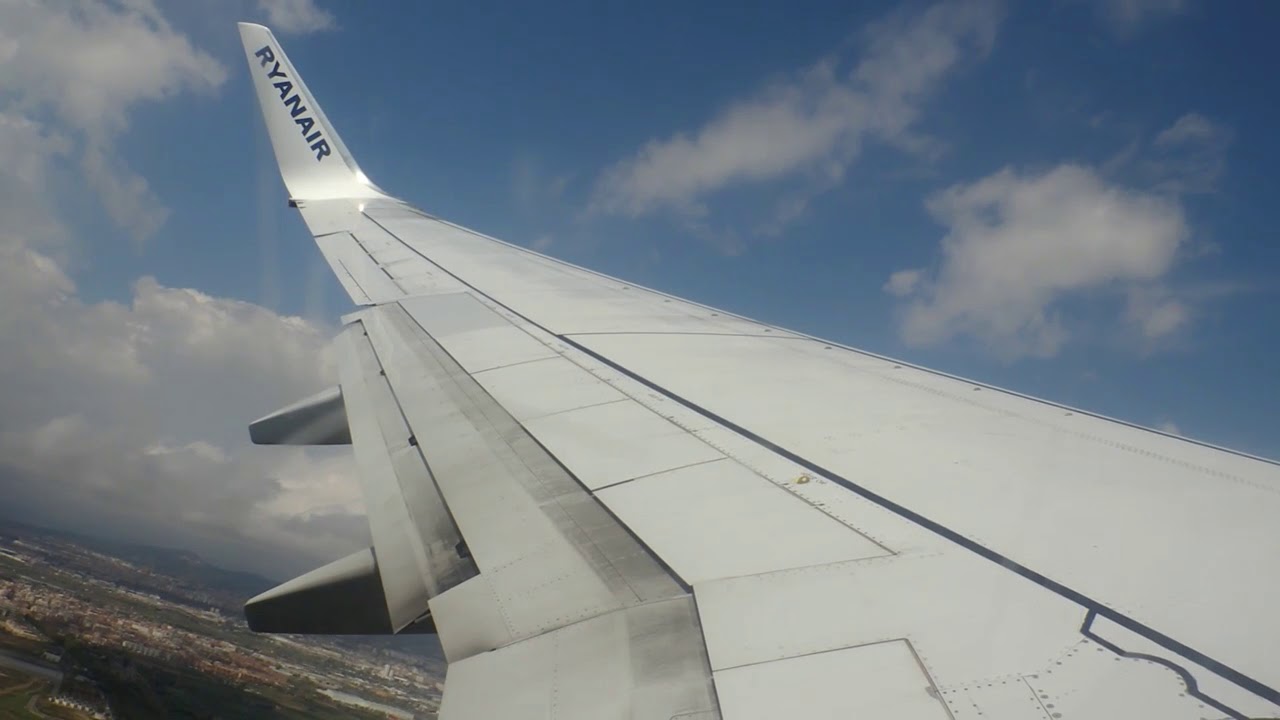 ONBOARD - Ryanair B737 FR9387 Barcelona El Prat to East Midlands Airport