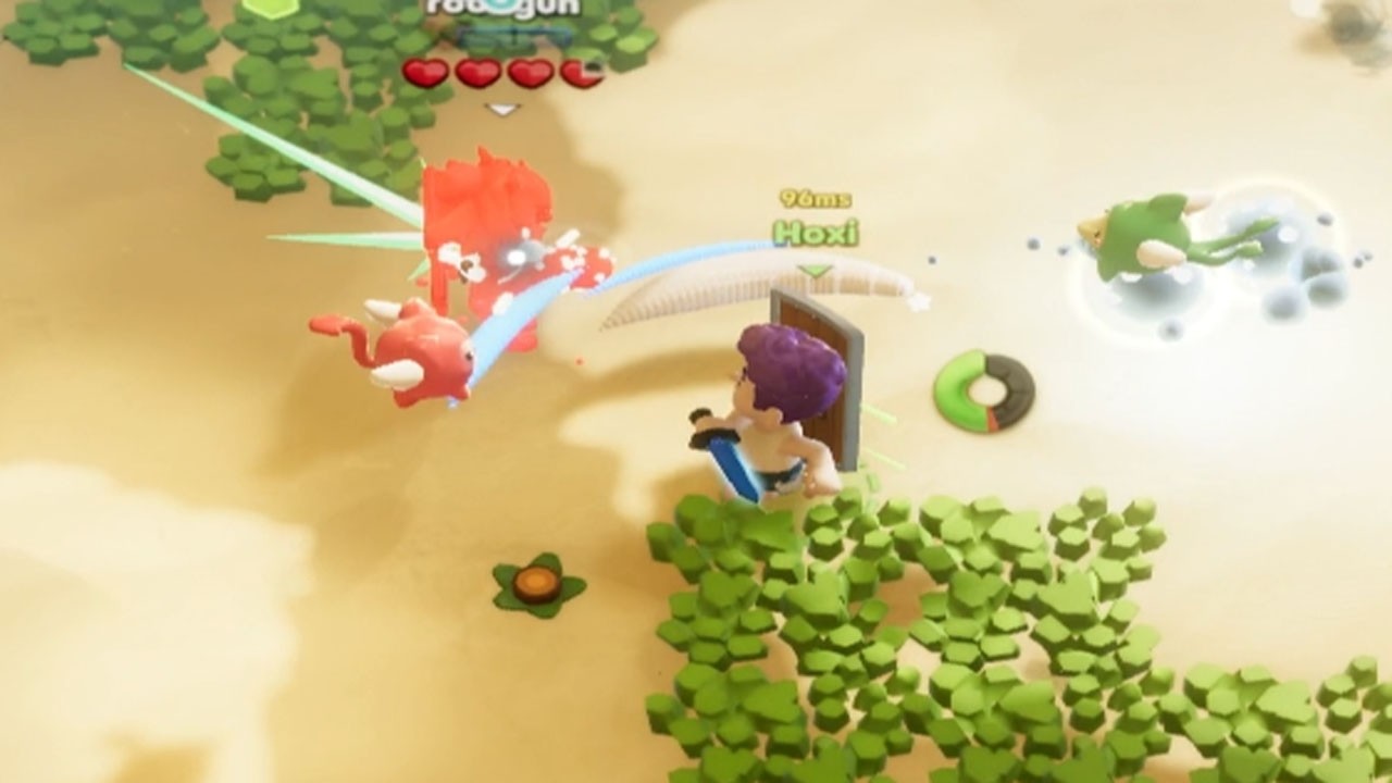 Игровой процесс Scramble Knights Royale (2 игры) - без комментариев.