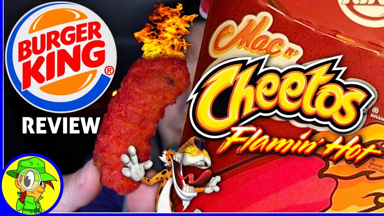 Burger King® | Flamin' Hot® Mac n' Cheetos® | Food Review! 👑🔥🧀