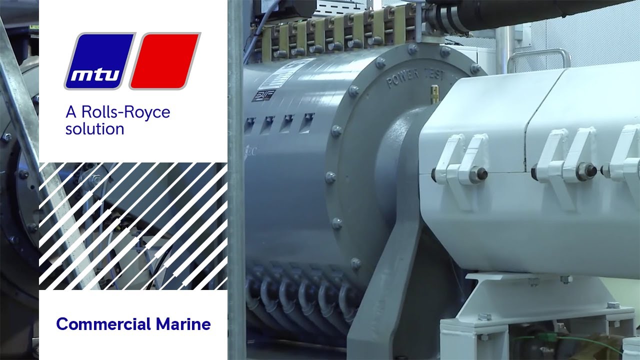 the first high speed mtu gas engine for marine applications