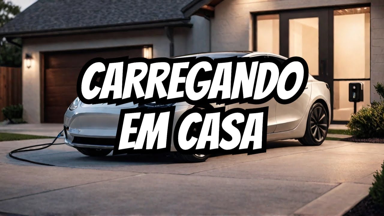 Como CARREGAR seu carro elétrico em casa? Veja como carrego meu Tesla Model 3