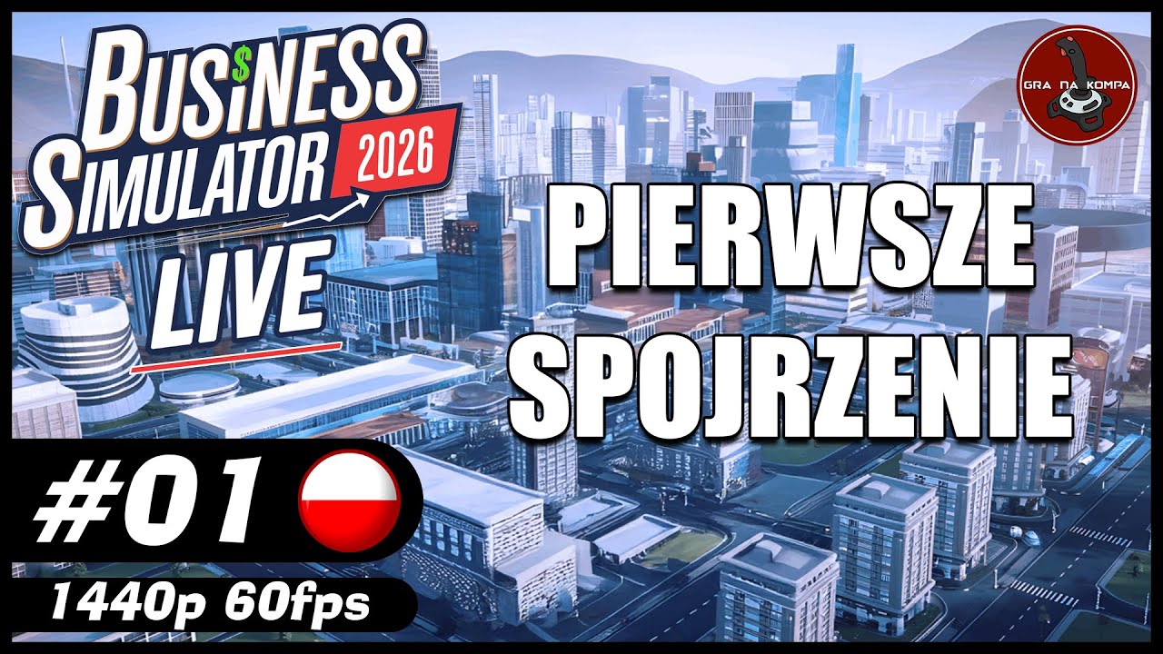 Pierwsze spojrzenie || #1 || Business Simulator 2026 gameplay PL || zapis LIVE