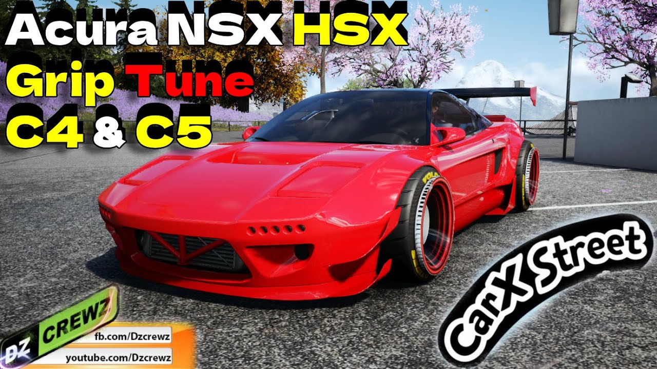 CarX Street | Acura NSX HCX Grip Tune 🔥 | Versatile C4 and C5 Setup