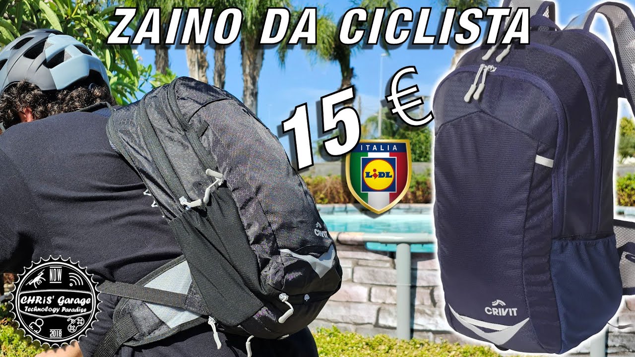 Ottimo Zaino da Ciclista della LIDL a soli 15 € Crivit
