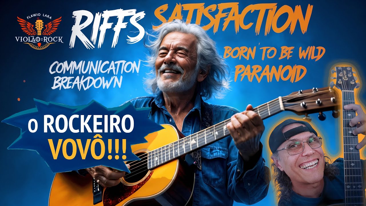 A Idade Chega, Mas o Rock Continua! Aprenda os Riffs que Todo Iniciante Consegue Tocar!