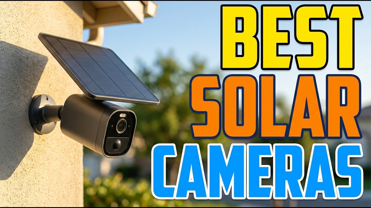 TOP 5 Best Solar Powered Security Cameras 2026