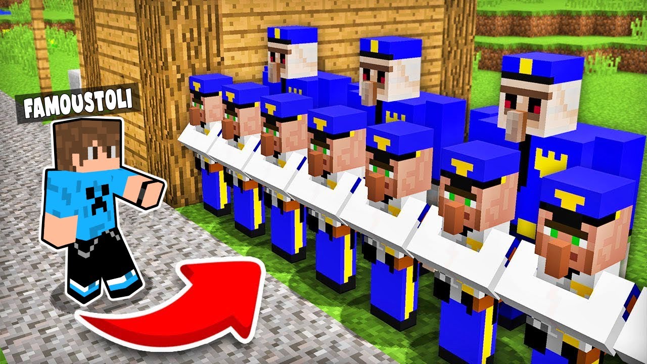 ΟΛΟΙ ΟΙ VILLAGERS ΕΓΙΝΑΝ ΑΣΤΥΝΟΜΙΚΟΙ ΣΤΟ MINECRAFT
