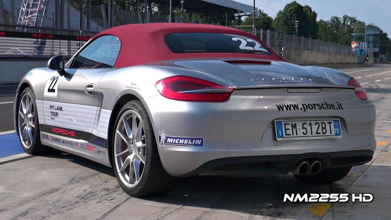 Porsche Boxster S 981 Exhaust Sound - Revs, Track Action and More!