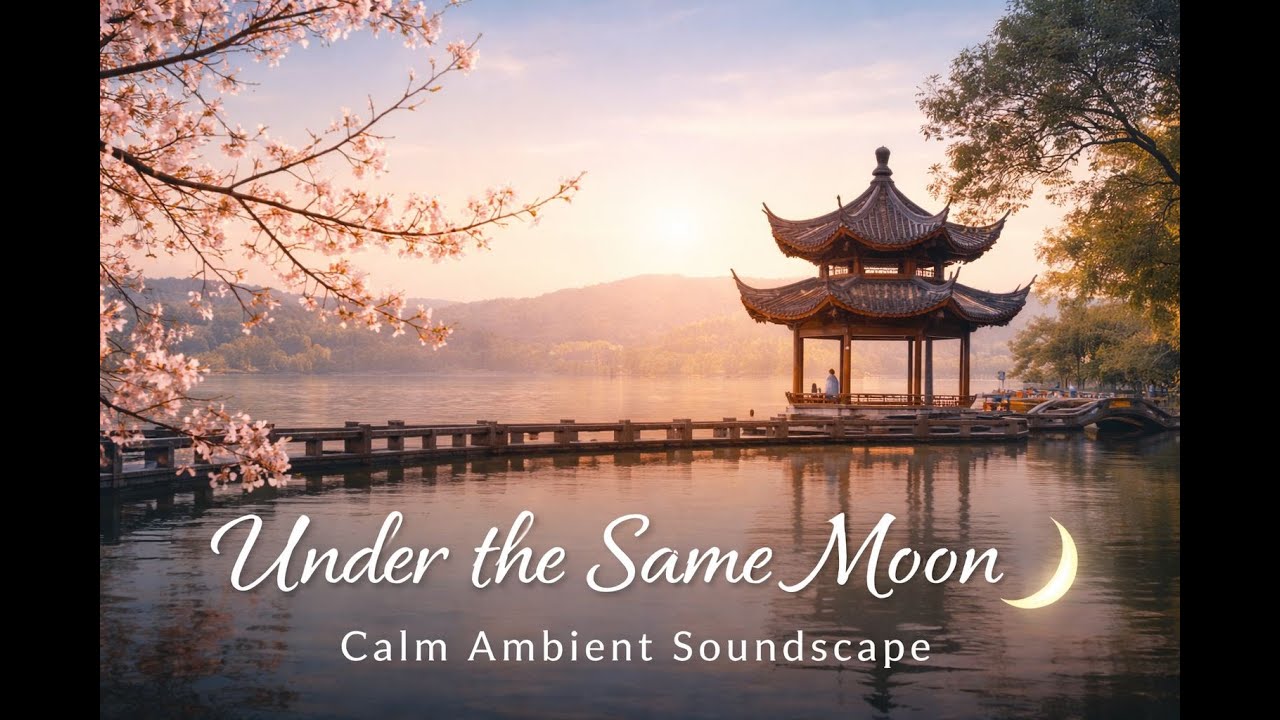 Under the Same Moon 🌙 | Relaxing Chinese New Year Music to Leave On | Calm Ambient Soundscape