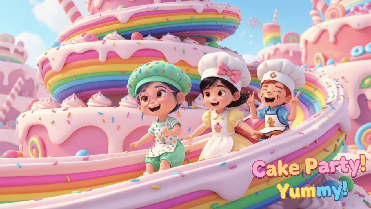Cake Song | Learn Colors and Numbers | Nursery Rhymes & Baby Songs