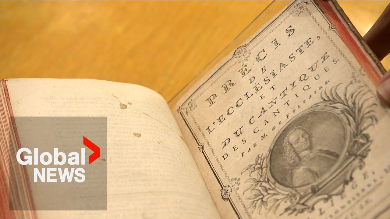 Montreal university receives rare collection of Voltaire manuscripts