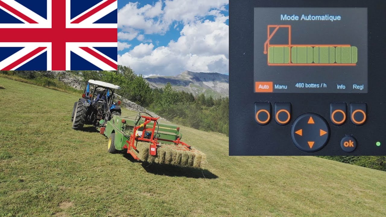 New in-cab screen for JB Industrie bale accumulators