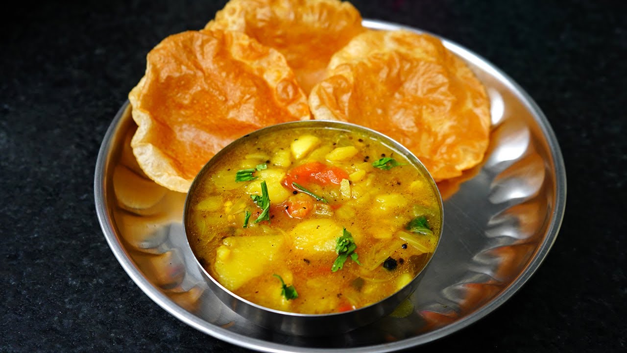 Tasty Potato Masala👌💕 பூரி, சப்பாத்திக்கு உருளைக்கிழங்கு மசாலா இப்படி வைச்சா👍😍Poori Masala In Tamil