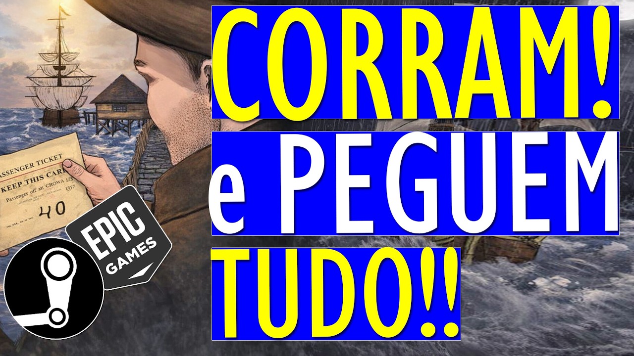 VOCÊ só tem 48 HORAS! TUDO o que está de GRAÇA agora na STEAM e EPIC e JOGOS BARATOS na STEAM!