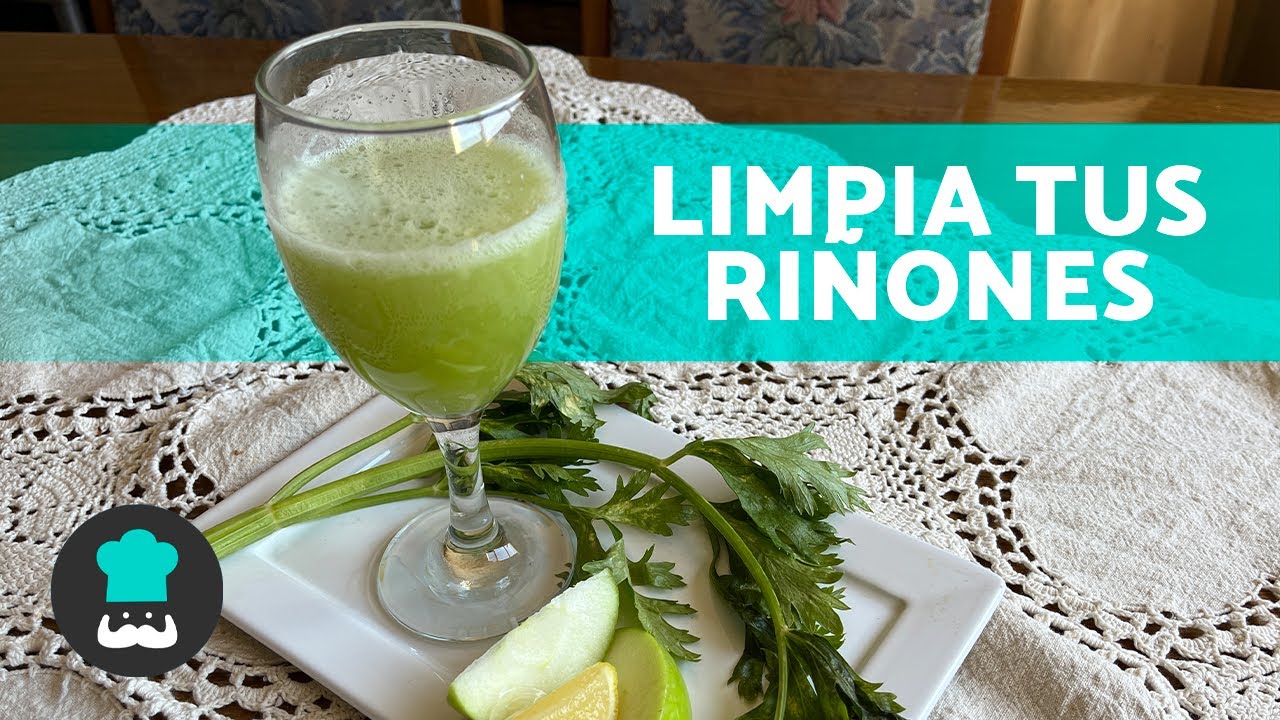 JUGO VERDE para LIMPIAR los RI&Ntilde;ONES 🍎✅ | Jugos Desintoxicantes