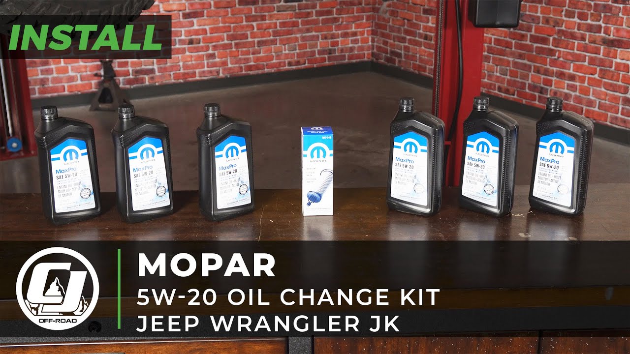 2014-2018 Jeep JK Install | Mopar 5W-20 Oil Change Kit