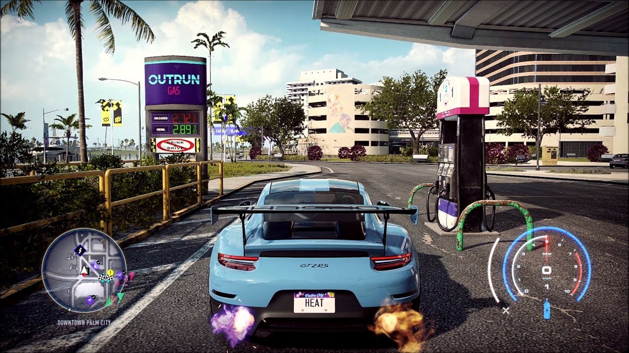 Need for Speed Heat - Porsche 911 GT2 RS 2018 - Open World Free Roam Gameplay HD