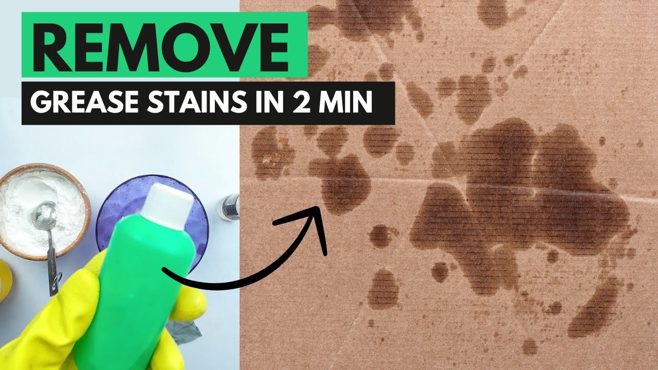 Remove Old Dried Grease Or Oil Stain From Clothes Quickly After Washing With Baking Soda