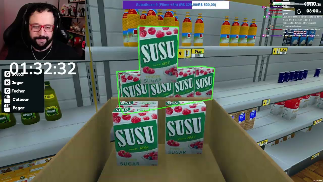 Demuxa jogando SUPERMARKET SIMULATOR #23