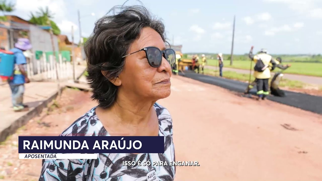 Asfalto na Rua A - Conjunto dos Ip&ecirc;s