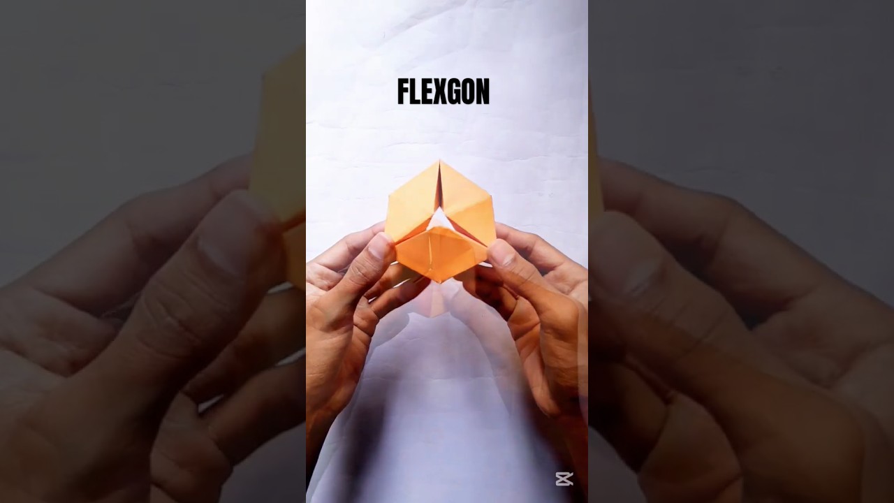 How To Make Moving FLEXGON.#origami #diy