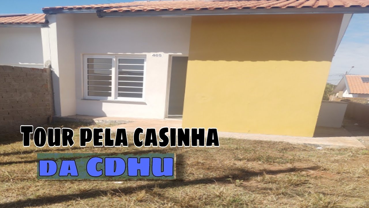 Tour pela minha casinha da CDHU geminada
