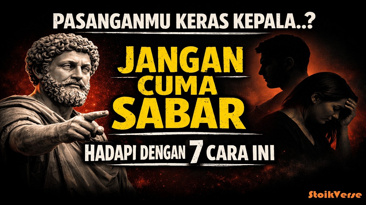 7 Cara Menghadapi Pasangan Keras Kepala Tanpa Kehilangan Diri Sendiri | Stoik & Psikologi Hubungan