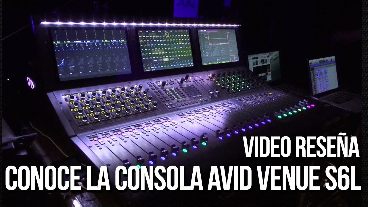 Conoce la Avid Venue S6L Consola digital