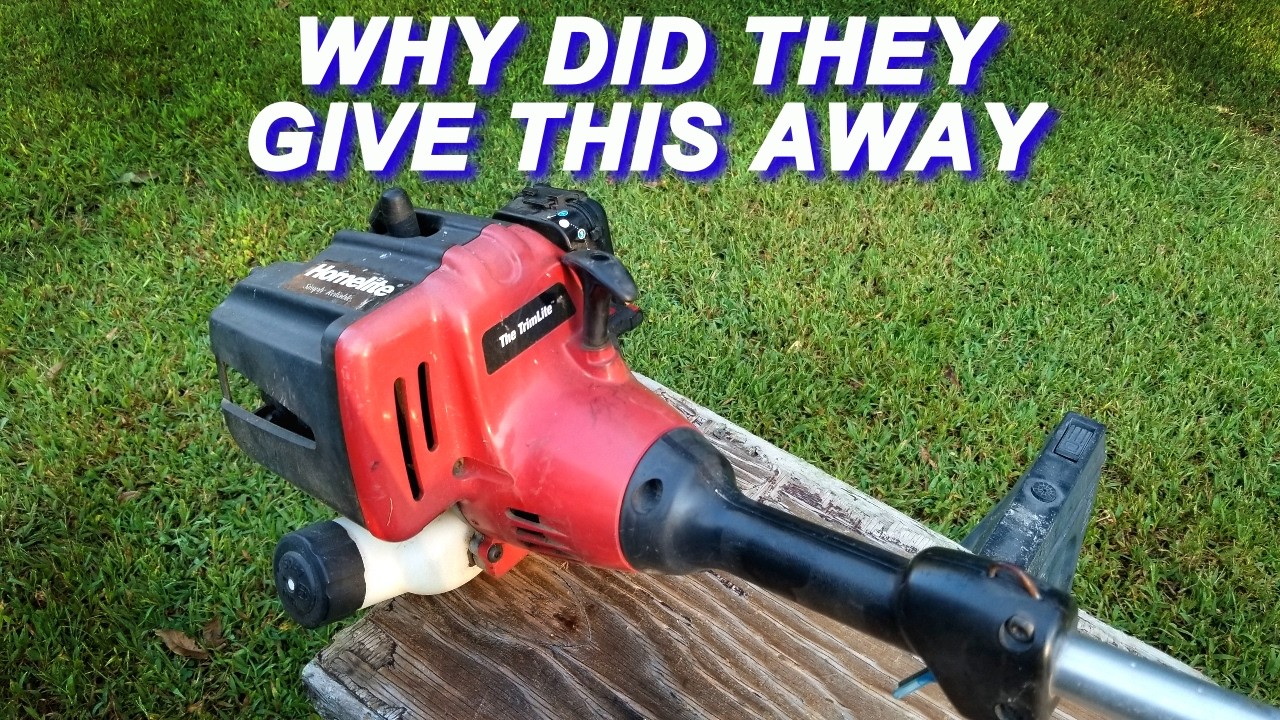 Fixing An Old Homelite Trimmer That Won't Start