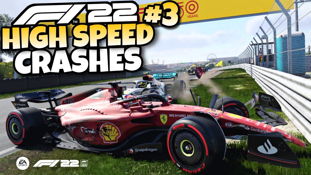 F1 22 HIGH SPEED CRASHES #3