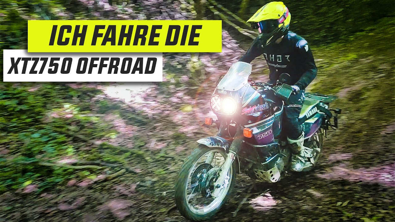 Yamaha XTZ750 - Offroad Abenteur in Frankreich!