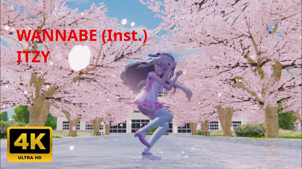 💃MMD💗Eku エク WANNABE (Inst.) ITZY【4K UHD】VRChat Cube MMD Studio