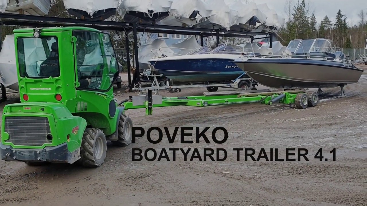 Poveko boatyard trailer 4.1