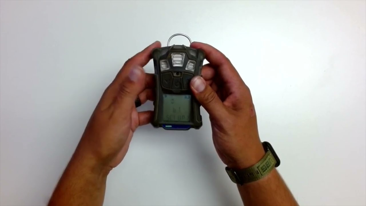 How To Change The Time & Date - MSA Altair 4XR