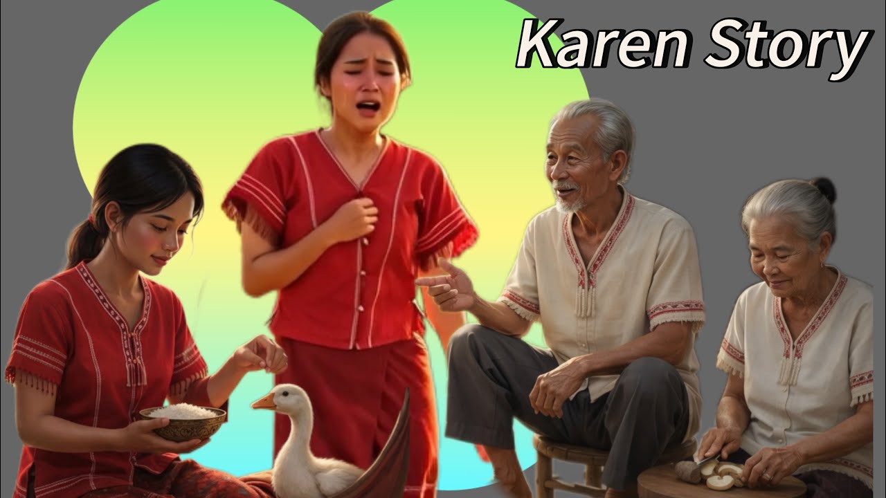 🛑 Naw Tha Dah and Golden Duck နီၢ်သဒါ အထိၣ်ဒ့ၣ်ထူ Karen Story EP.27 #karen @Knyawwah_Story 