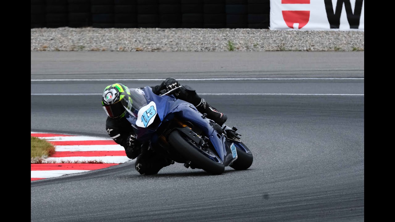 Yamaha R6 Helmet Cam on Trackday - KNA Raceway - 1.16.2