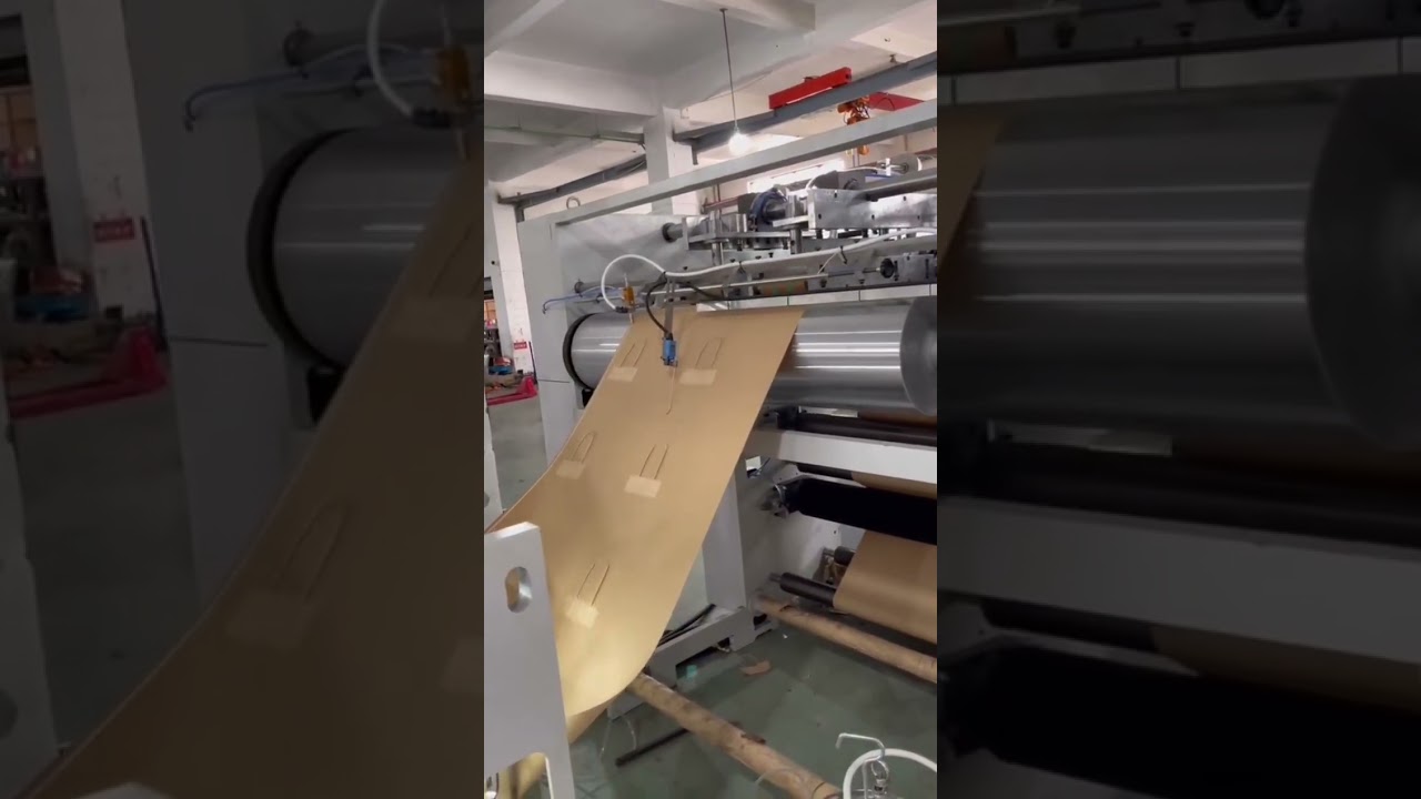 JY-350 Fully Automatic High-Speed Square Bottom Paper Tape Machine (with Round Rope)