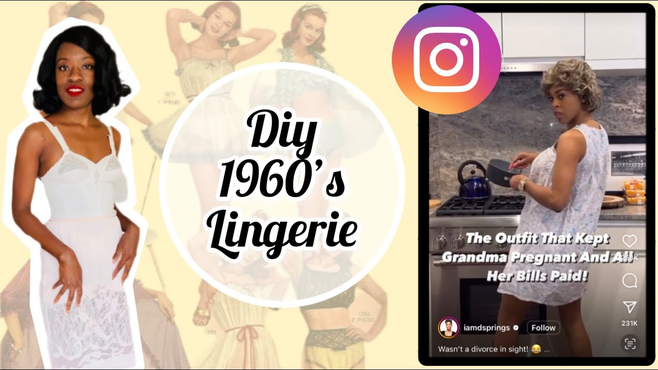 The outfit that kept your grandma’s bills paid | let’s make a nylon babydoll set