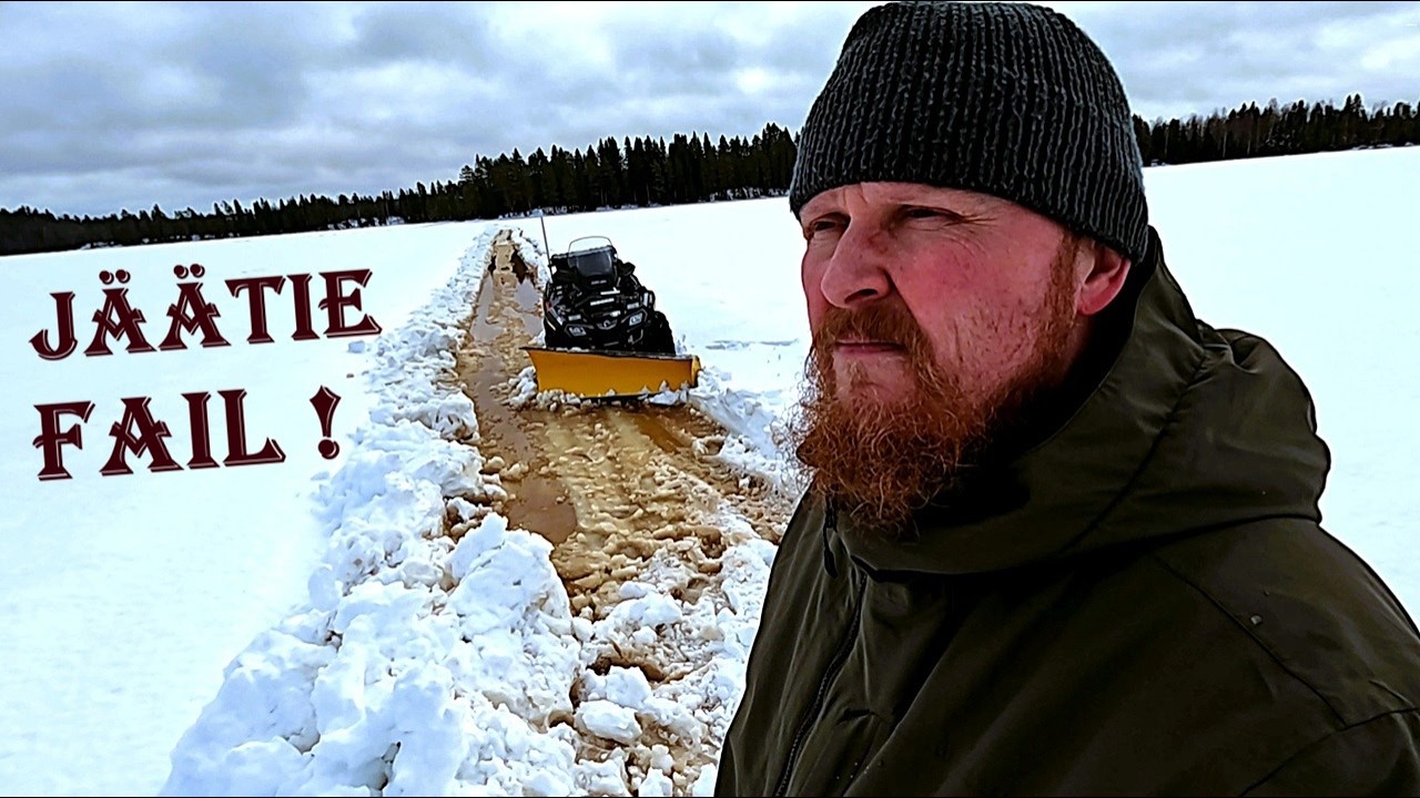 Ei mitään järkeä...Vuoden raskain aurauskeikka !