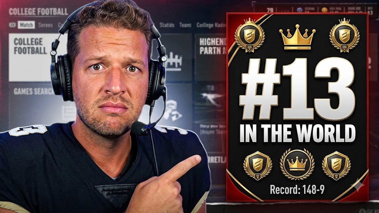 Я сыграл против 13-го игрока в рейтинге в College Football 27
