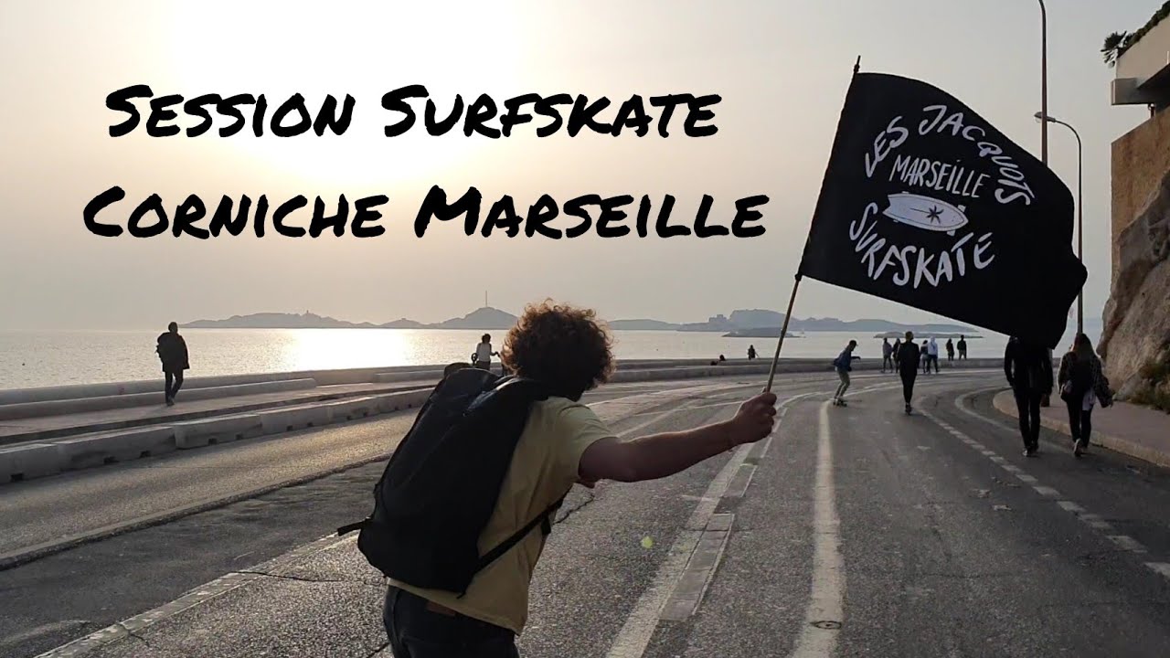 Session Surfskate à Marseille sur la Corniche Piétonne !