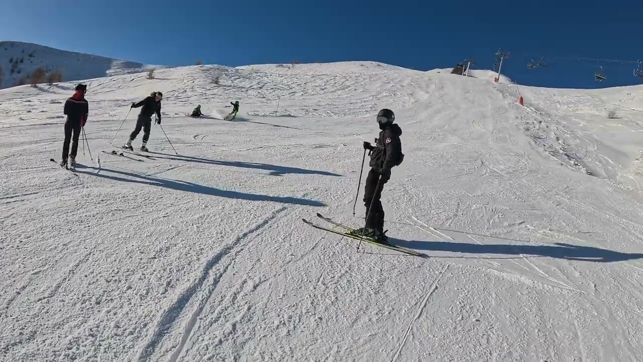 Premier glisse a Pra loup