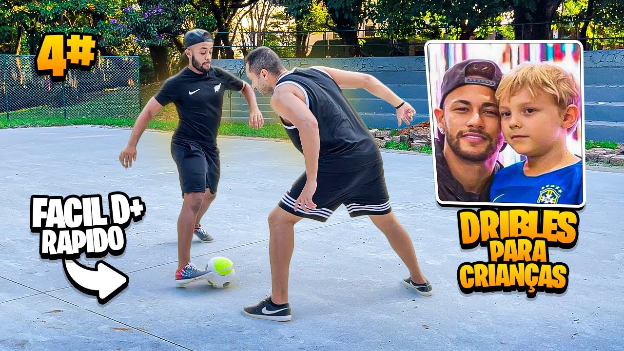 3 DRIBLES QUE QUALQUER UM CONSEGUE APRENDER - APRENDA JOGAR FUTEBOL