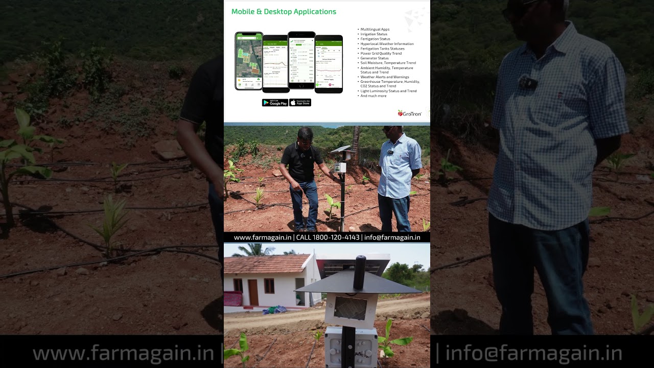 Science Based Farming | Smart Farming | Farm Automation | Automatic Drip Irrigation | Farmagain